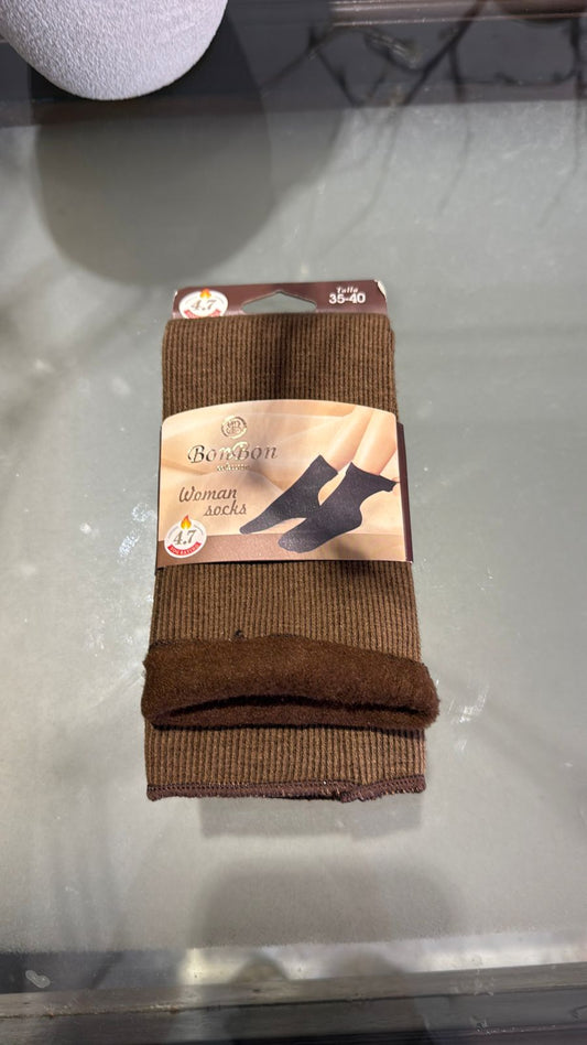 Calcetas Invernales Afelpadas para Mujer