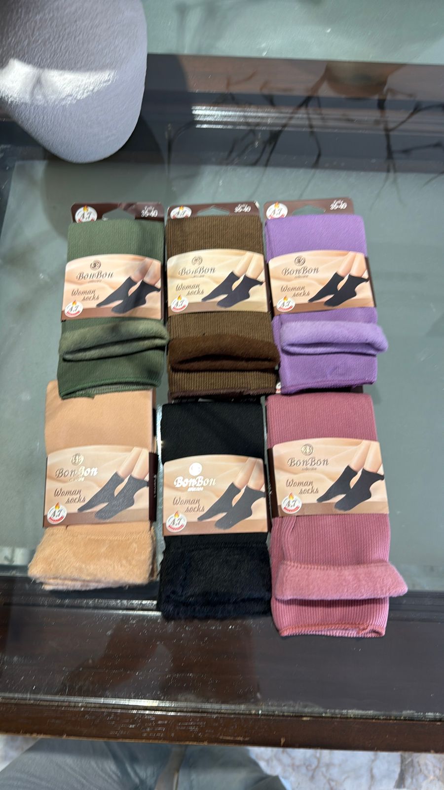 Calcetas Invernales Afelpadas para Mujer