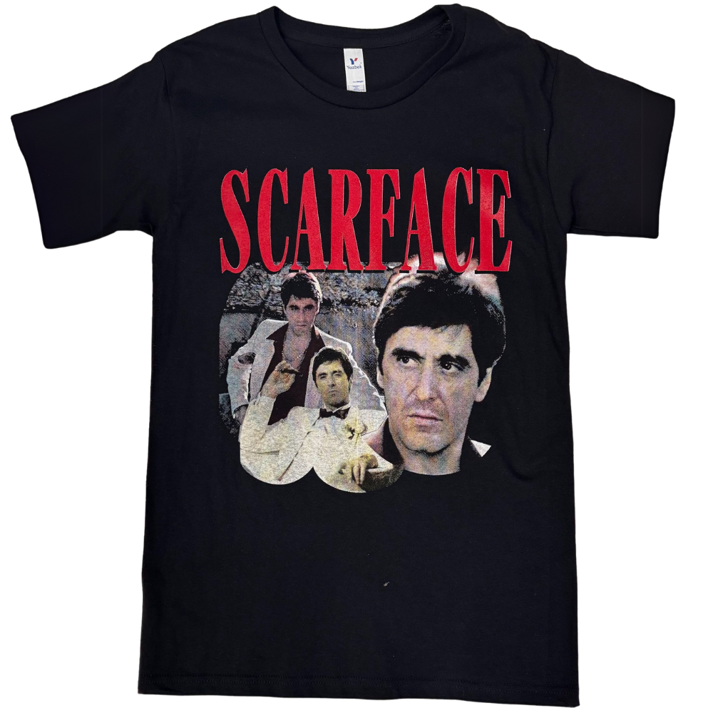 Playera Scarface Traje Manga Corta - Unisex