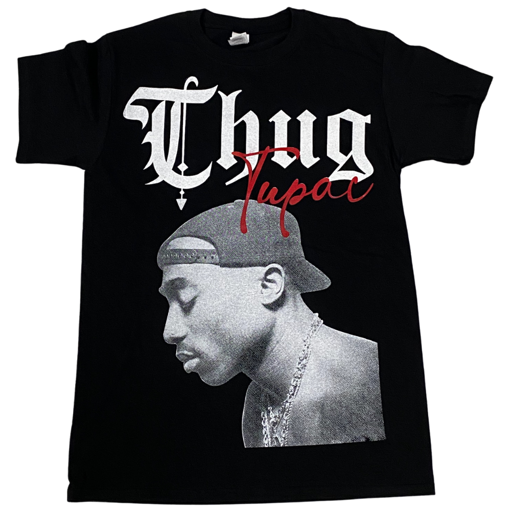 Playera Tupac Gorra Manga Corta - Unisex