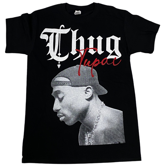 Playera Tupac Gorra Manga Corta - Unisex