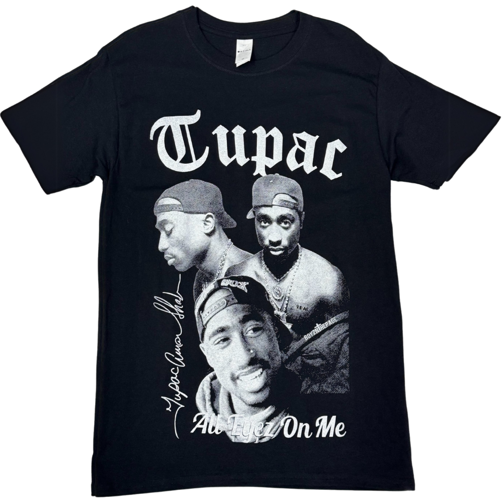 Playera Tupac Manga Corta - Unisex