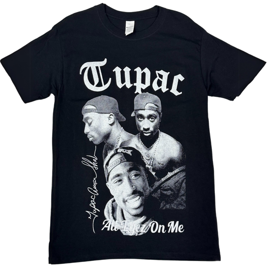 Playera Tupac Manga Corta - Unisex